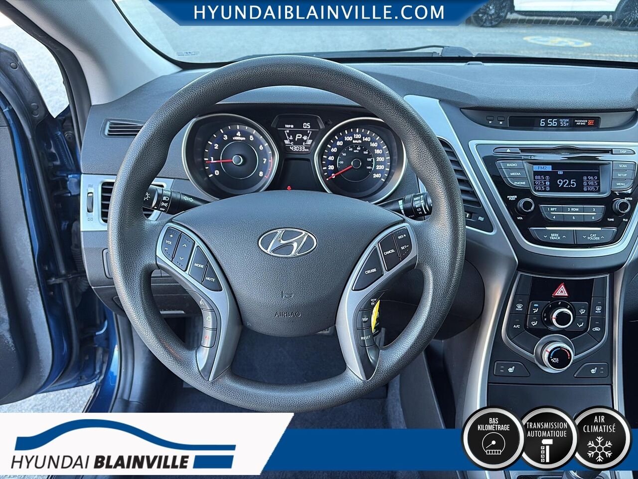 Hyundai Elantra 2016 Bleu Blainville - photo #12