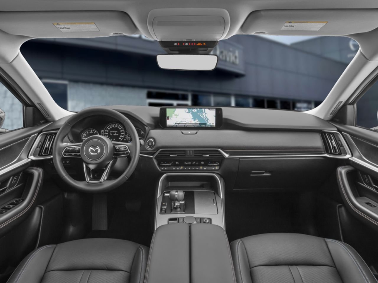 2026 Mazda CX-90 MHEV GT TI, 7 PASSAGERS, BANQUETTE, COMMANDE AU VOLANT Jet Black Mica Val-David - photo #9
