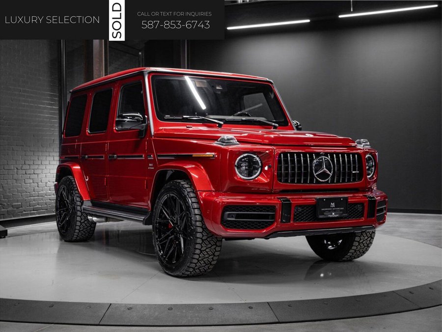 2019 Mercedes-Benz G-Class 2019 Red