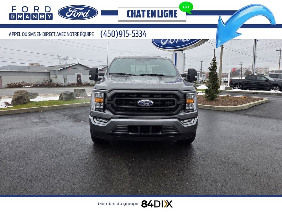 Ford F-150 XLT SuperCrew 4RM caisse de 6,5 pi, V8 5.0L, SPORT 2023 Gris