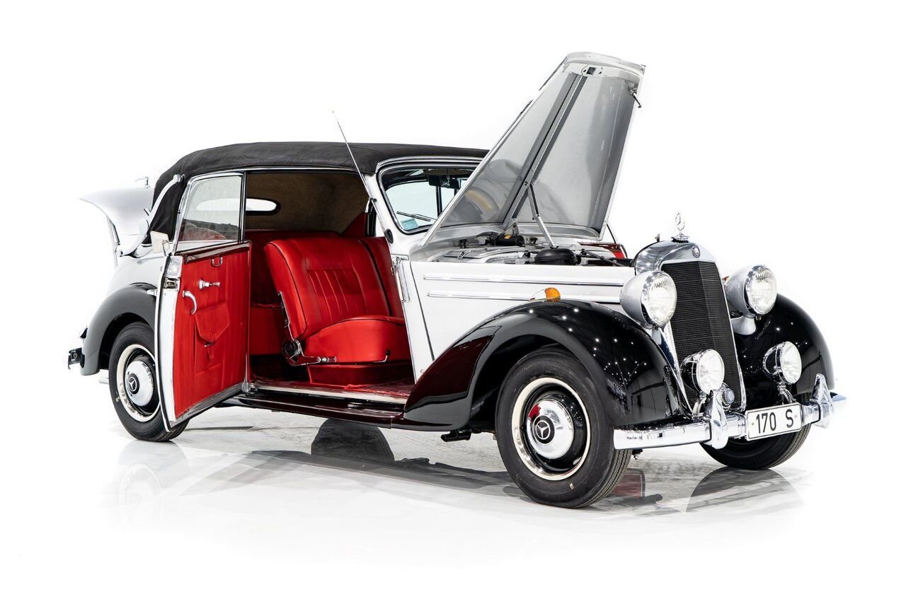Mercedes-Benz 170S Cabriolet B Wonderfully Presented Old Restoration 1950 Gris Montréal - photo #38