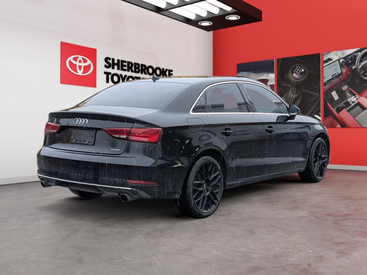 2018 Audi A3 berline WAUE8GFF8J1008763 Black Sherbrooke - photo #3