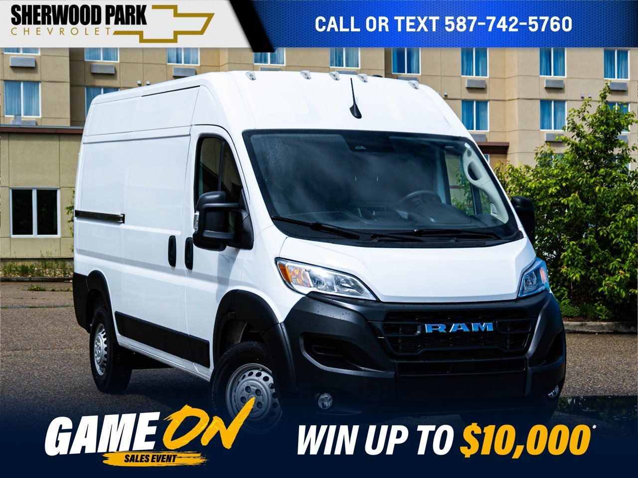 2025 Ram ProMaster Cargo Van SLT 2500 High Roof 136 WB White Sherwood Park - photo #0