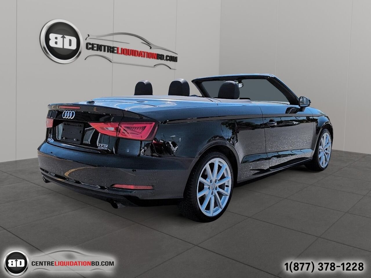 2015 Audi A3 2.0T Progressiv TSI QUATTRO CONVERTIBLE | BD0240 Black Granby - photo #5