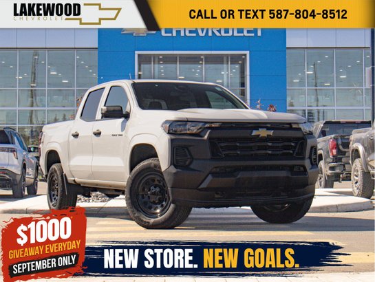 2024 Chevrolet Colorado 4WD Work Truck 2.7T | Bucket Seats White
