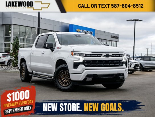 2026 Chevrolet Silverado 1500 RST 5.3L Z71 | 18in Fuel Wheels White