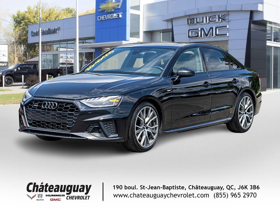 Audi berline A4 Progressiv 2.0 TFSI quattro 2020 Noir
