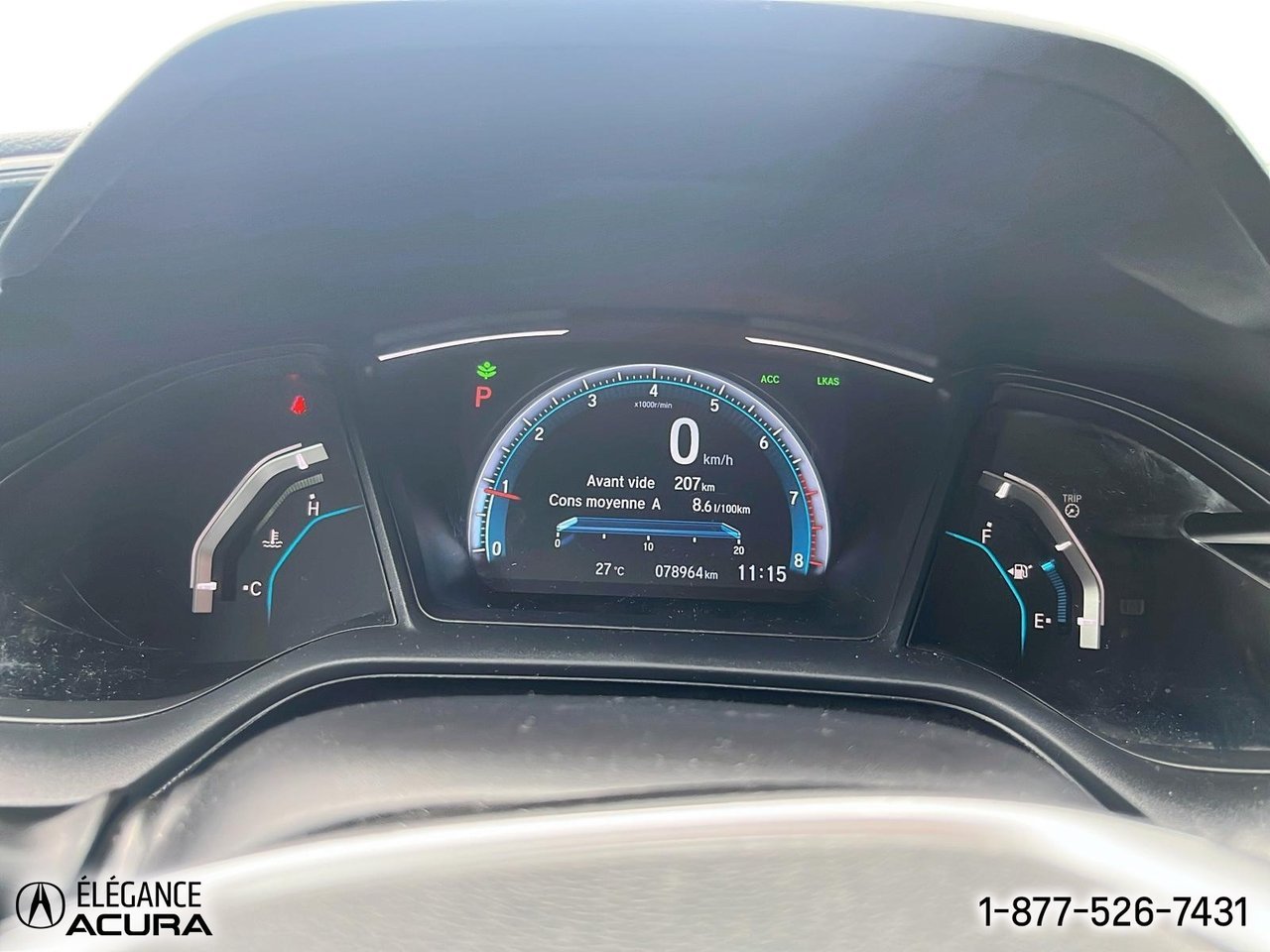 2020 Honda Civic Sedan LX | A8378A Black Granby - photo #38