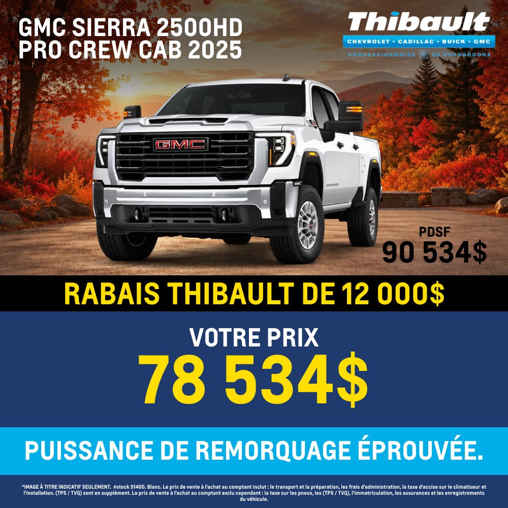 GMC Sierra 2500 HD Pro CrewCab 2025