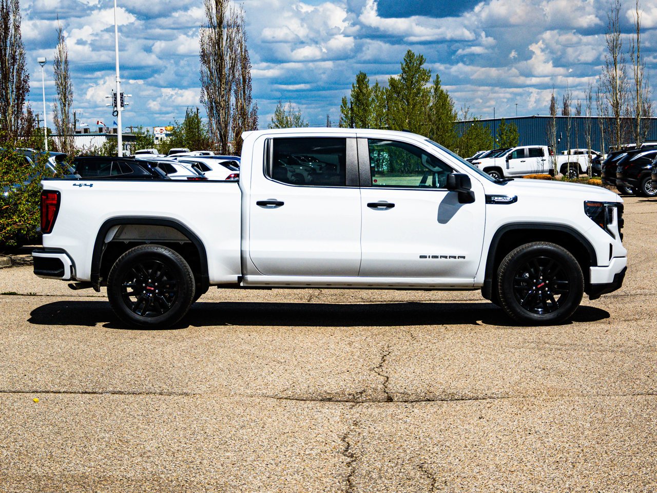 2024 GMC Sierra 1500 4WD Crew Cab 147 Pro White Sherwood Park - photo #13