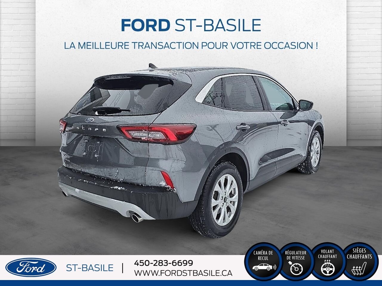 Ford Escape 2023 Gris Saint-Basile-le-Grand - photo #7