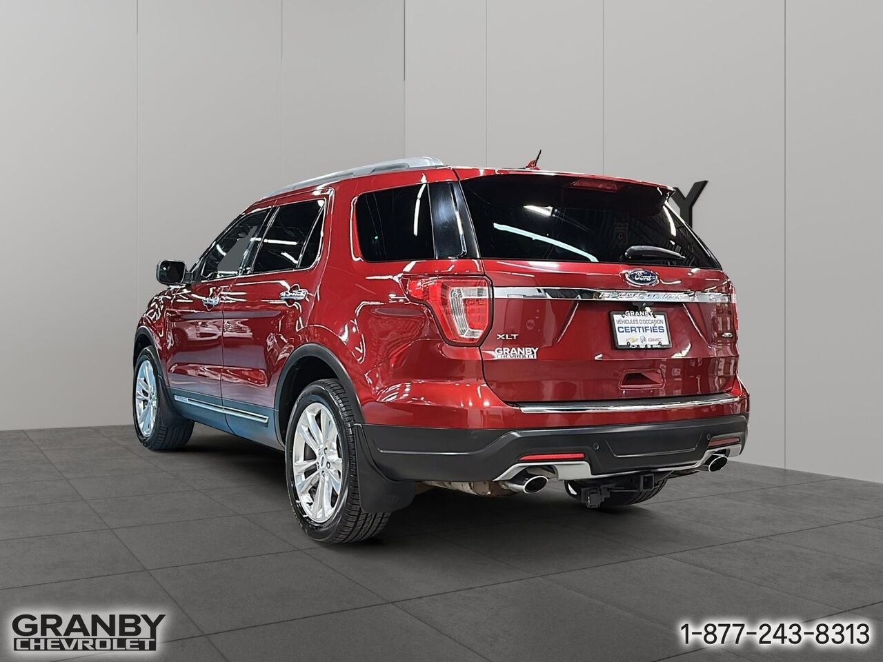 2018 Ford Explorer XLT, quatre roues motrices | G3898 Red Granby - photo #6