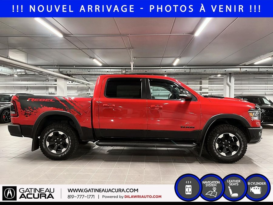 Ram 1500 Rebel Crewcab 4x4 2022 Rouge
