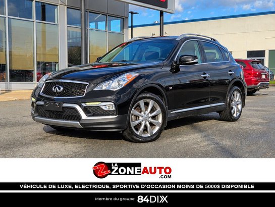INFINITI QX50 Moteur V6 3.7L 325 chevaux + Traction intégrale 2017 Noir