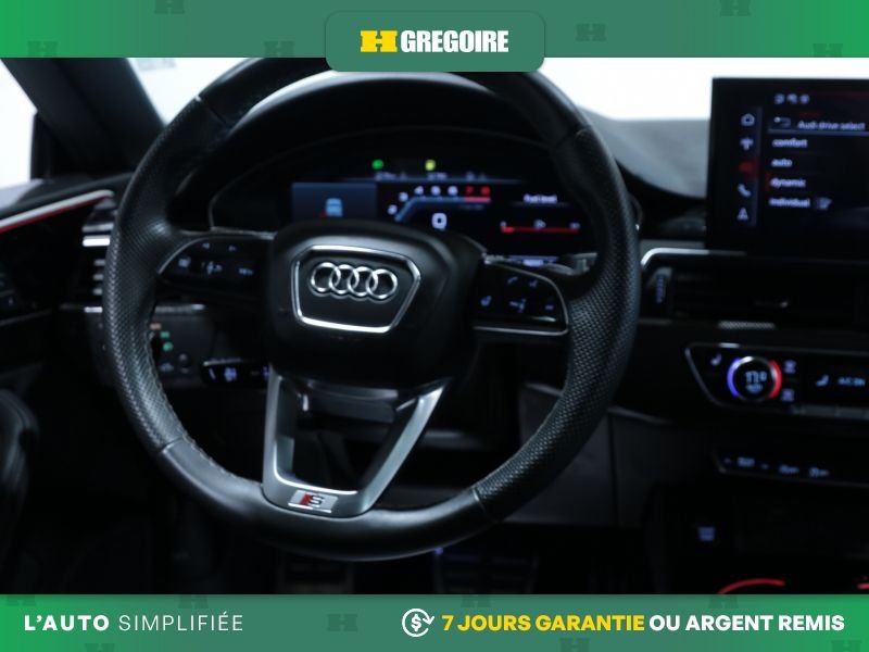 Audi S5 821598 | Progressiv AWD AUTO AC CUIR TOIT NAV MAGS CAM RECU 2024 Blanc Laval - photo #18