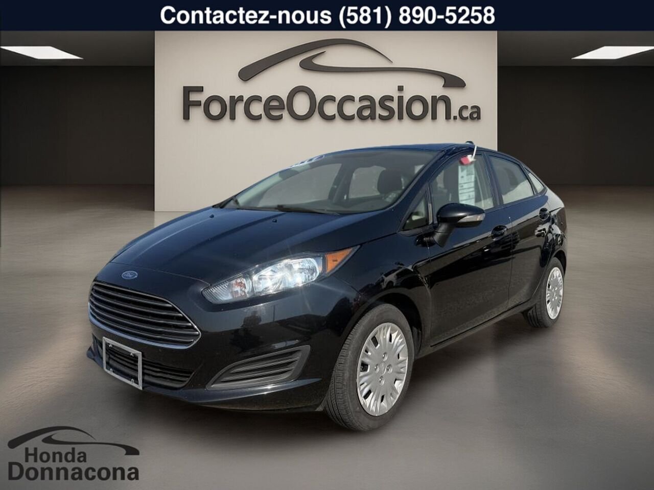 2017 Ford Fiesta Black  - photo #0
