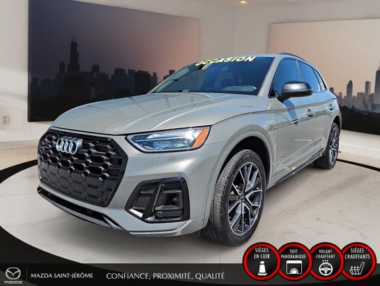 2023 Audi Q5 Progressiv 45 TFSI quattro | TOIT PANORAMIQUE | CUIR | NAVIGATION | HAYON ÉLECTRIQUE Grey