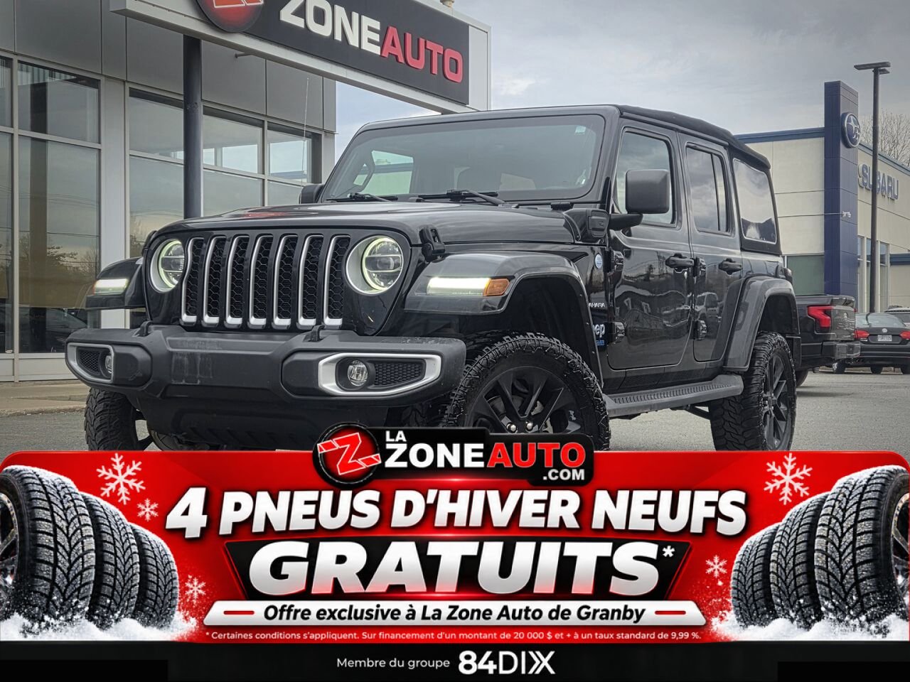 Jeep Wrangler 4xe 2021 Noir Granby - photo #0