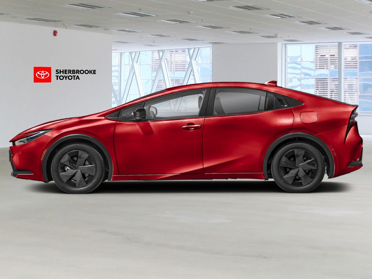 2027 Toyota PRIUS JTDACACU7V3085702 Red Sherbrooke - photo #2