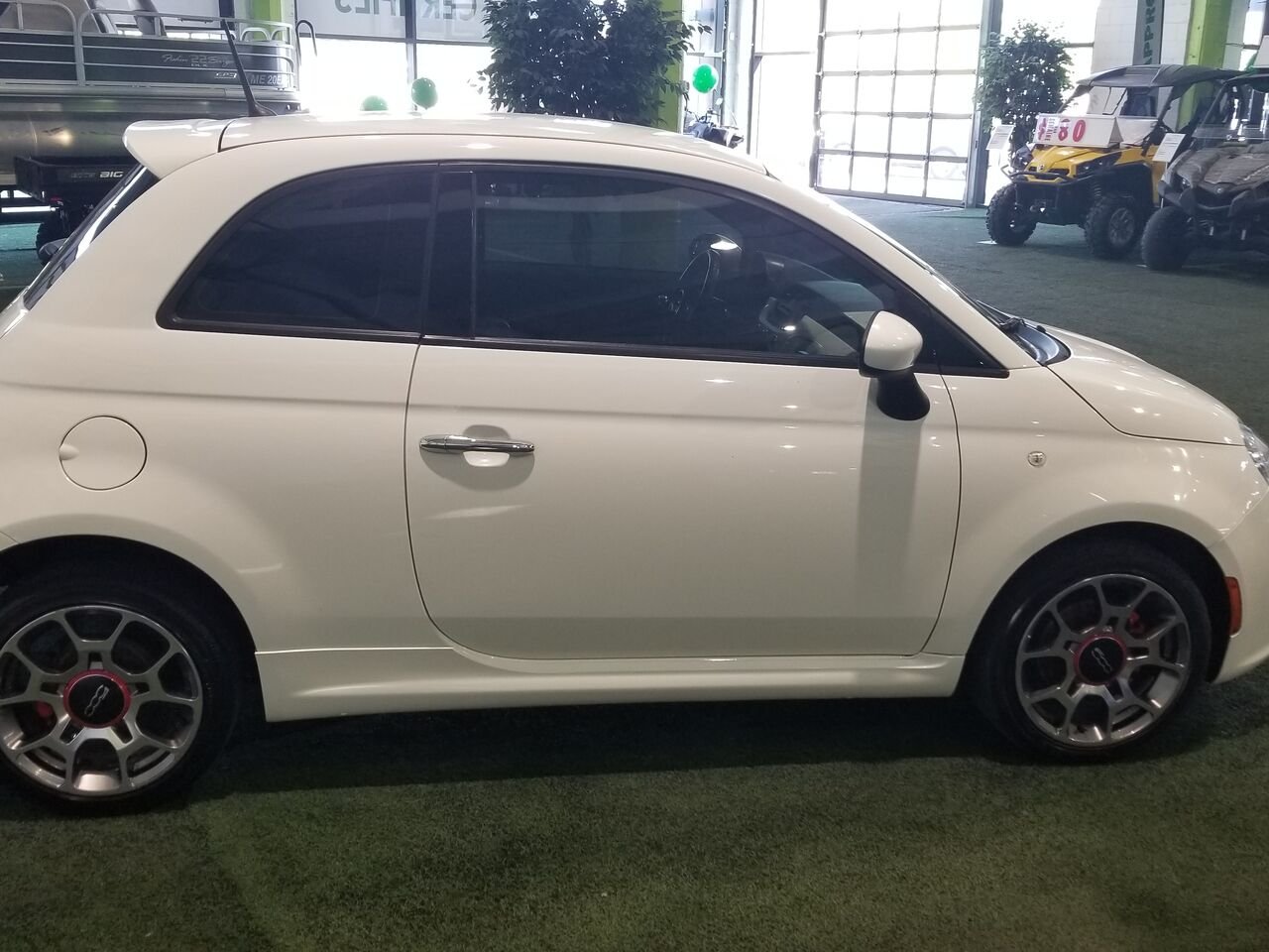 2014 FIAT 500 White  - photo #14