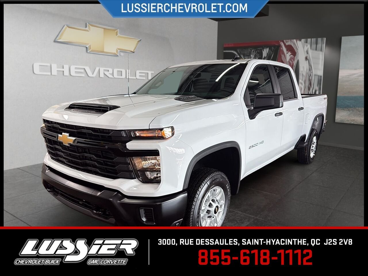 Chevrolet Silverado 2500HD WT cabine multiplace 4RM 159 po 2026 BLANC SOMMET Saint-Hyacinthe - photo #0