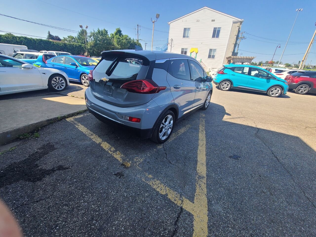 2019 Chevrolet Bolt EV Grey  - photo #4