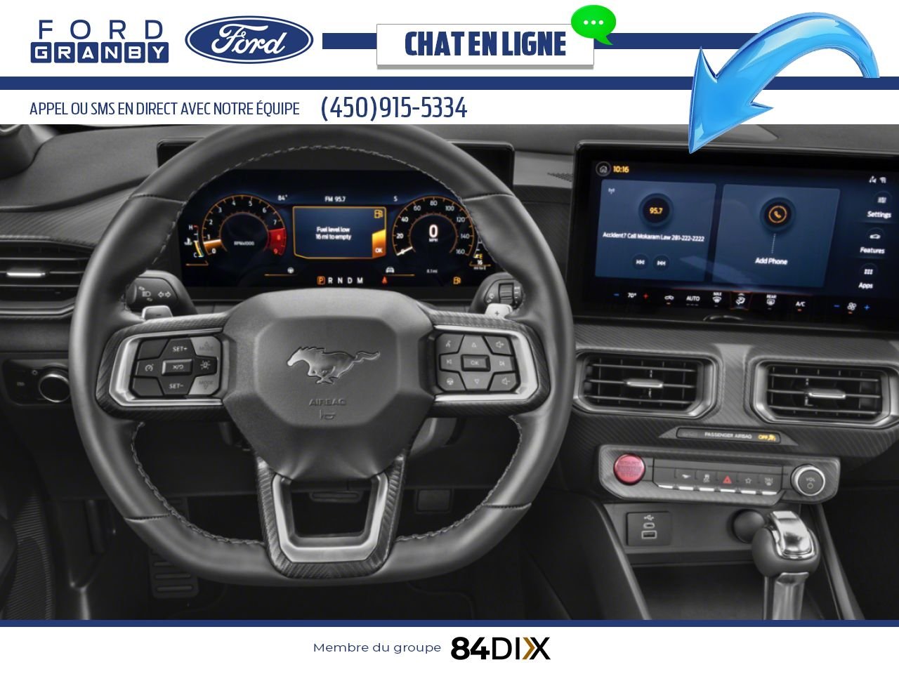 2025 Ford Mustang Shadow Black Granby - photo #7