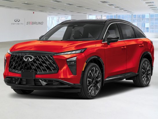 INFINITI QX65 AUTOGRAPH TI 2027 Rouge enflammé solaire/Noir obsidienne