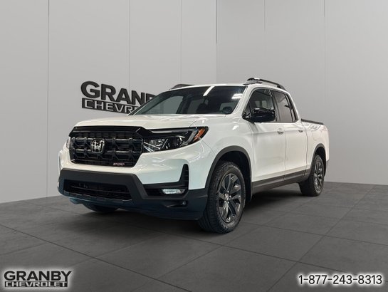 2025 Honda Ridgeline Sport Traction Intégrale White