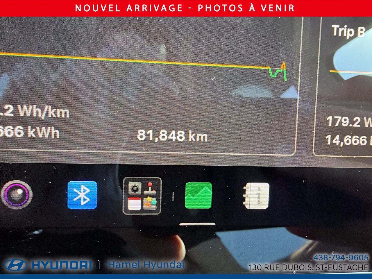 Tesla Model Y 2021 Blanc Saint-Eustache - photo #4