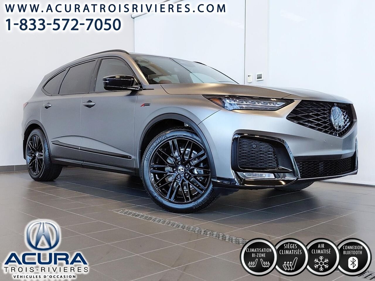 2025 Acura MDX A-Spec Platinum Elite CARBONE Grey Trois-Rivières - photo #0