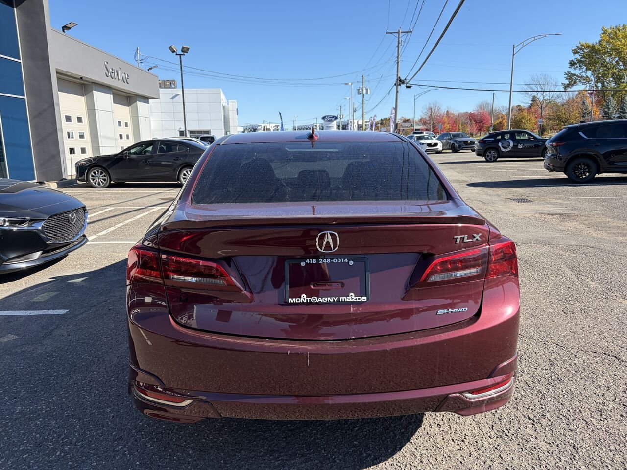 2015 ACURA TLX TECH V6 Tech berline 4 portes SH-AWD Red Montmagny - photo #4