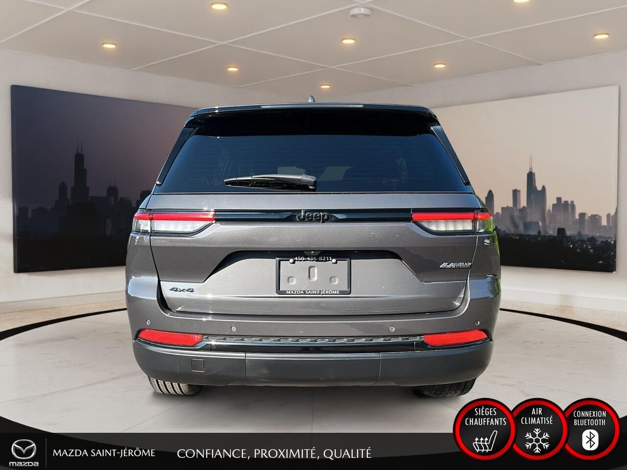 Jeep Grand Cherokee Altitude | GROUPE REMORQUAGE | CUIR | 2025 Gris Saint-Jérôme - photo #6