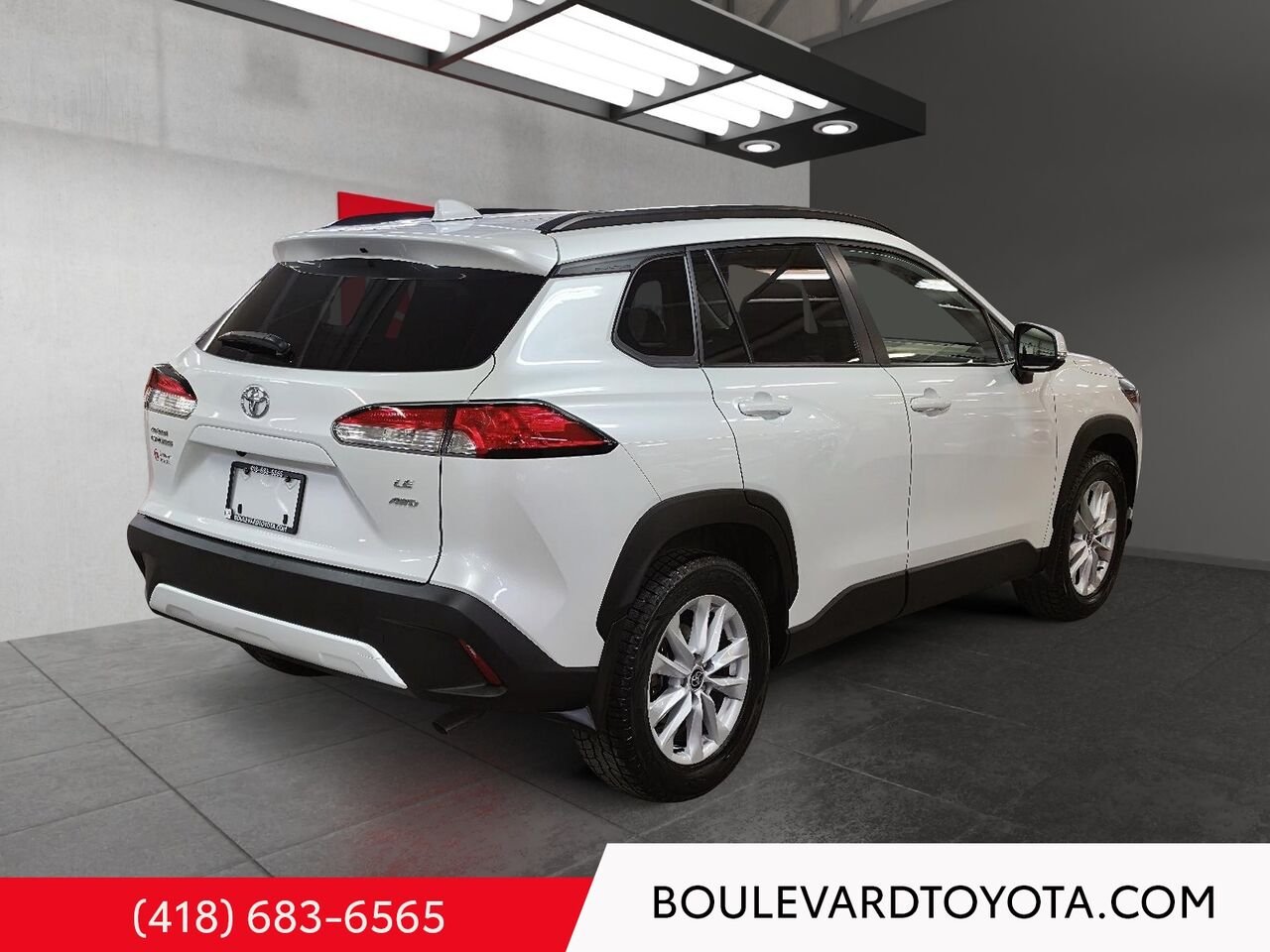 Toyota Corolla Cross 100529A-89 | LE, AWD, GROUPE PREMIUM 2022 Blanc Québec - photo #3