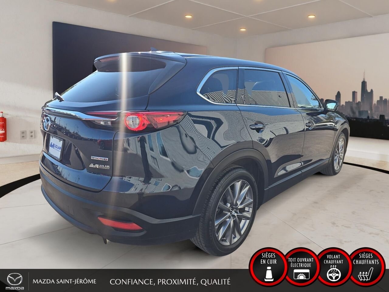 2022 Mazda CX-9 GS LUXURY | TOIT OUVRANT | CUIR | AWD Blue Saint-Jérôme - photo #5