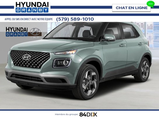 HYUNDAI Venue Ultimate IVT avec intérieur noir 2026 Vert mirage