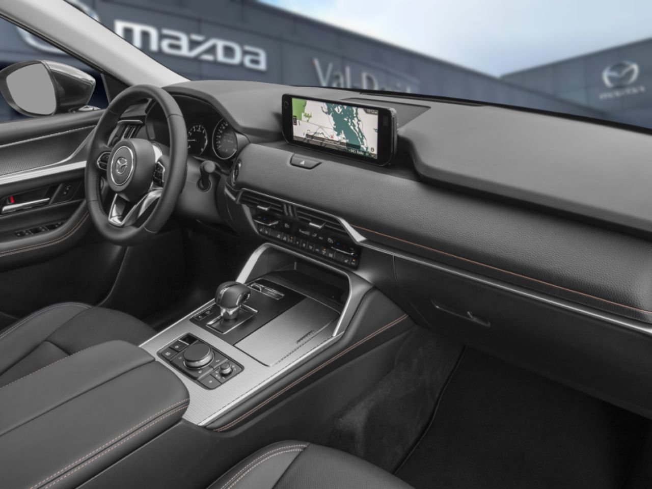 2026 Mazda CX-90 hybride léger GT TI, HYBRIDE, 5 PLACE CAPITAINES Black Val-David - photo #12