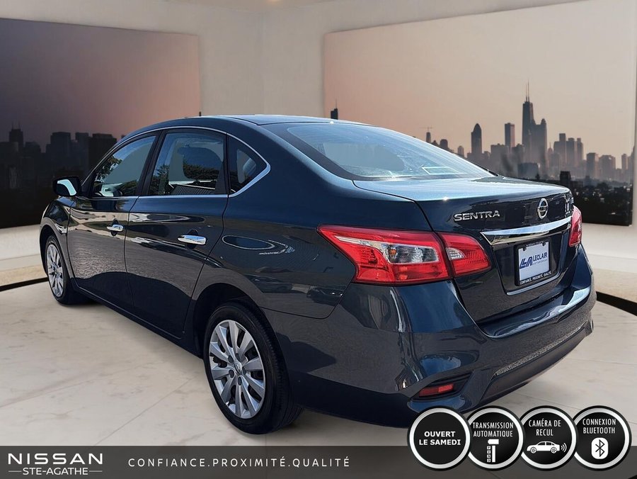 2018 Nissan Sentra S CVT | TRACTION AVANT | CAMÉRA DE RECUL | RÉGULATEUR DE VITESSE | RÉTROVISEURS CHAUFFANTS Blue