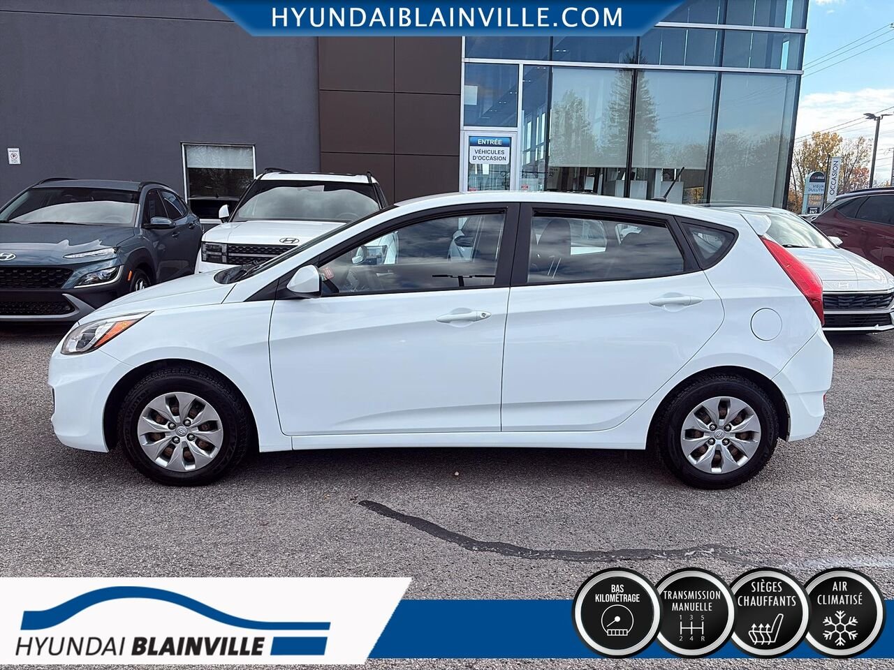 2017 Hyundai Accent White Blainville - photo #6