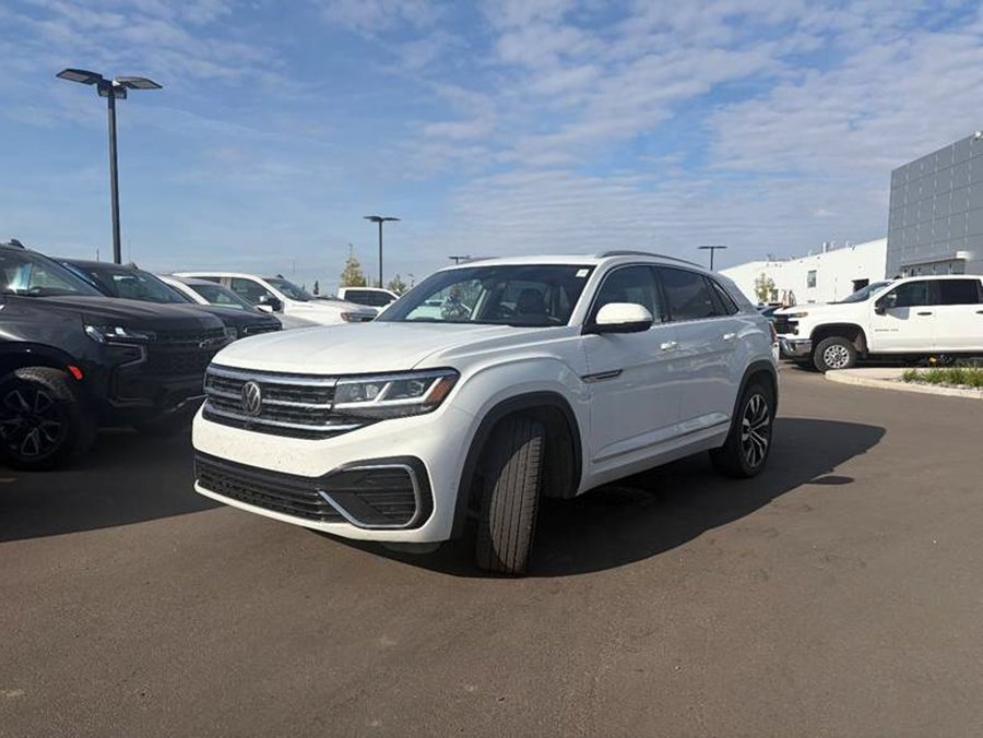 2020 Volkswagen Atlas Cross Sport Execline 4Motion 3.6L | Panoramic Sunroof White