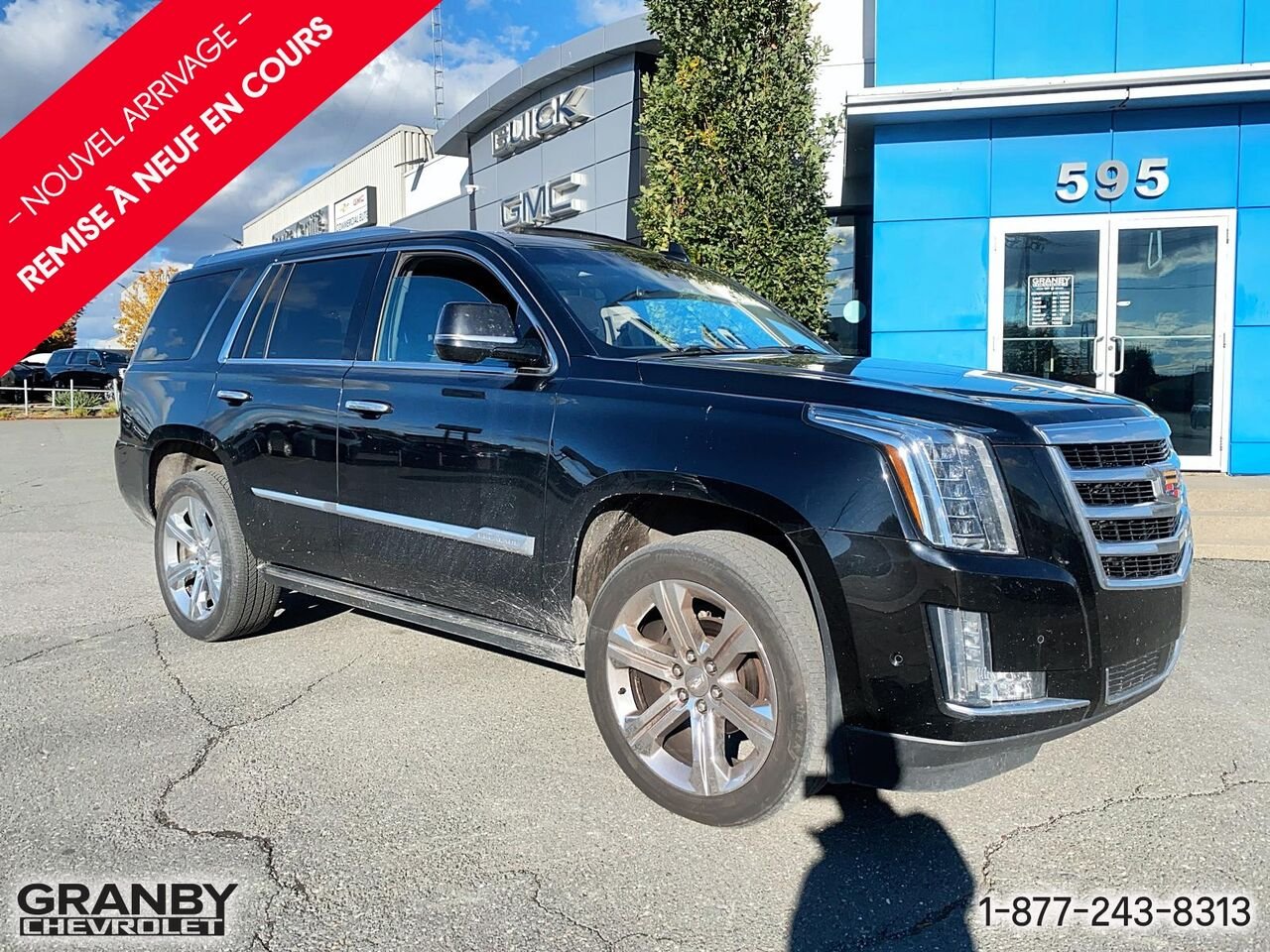 2019 Cadillac Escalade Luxe Haut de gamme 4 portes 4RM | G3887A Black Granby - photo #2