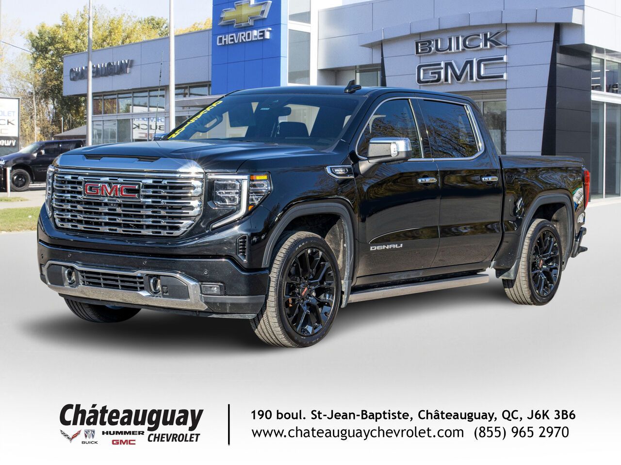 Black 2023 GMC Sierra 1500 Pickup Truck Four-Wheel Drive Automatic
