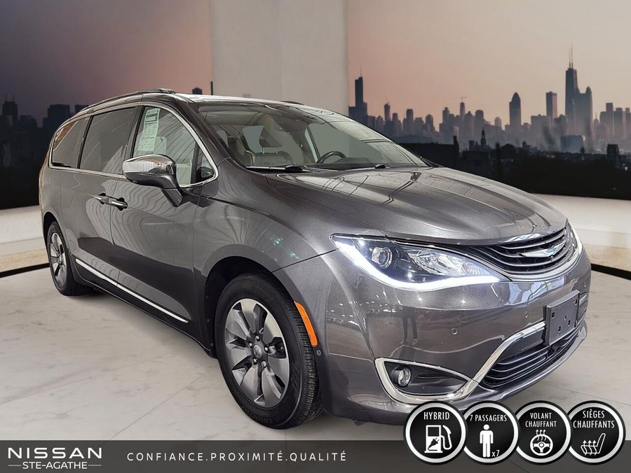 Chrysler Pacifica Hybrid LIMITED | HYBRIDE RECHARGEABLE | CUIR | TV/DVD | SIÈGES VENTILÉS | CARPLAY 2018 Gris