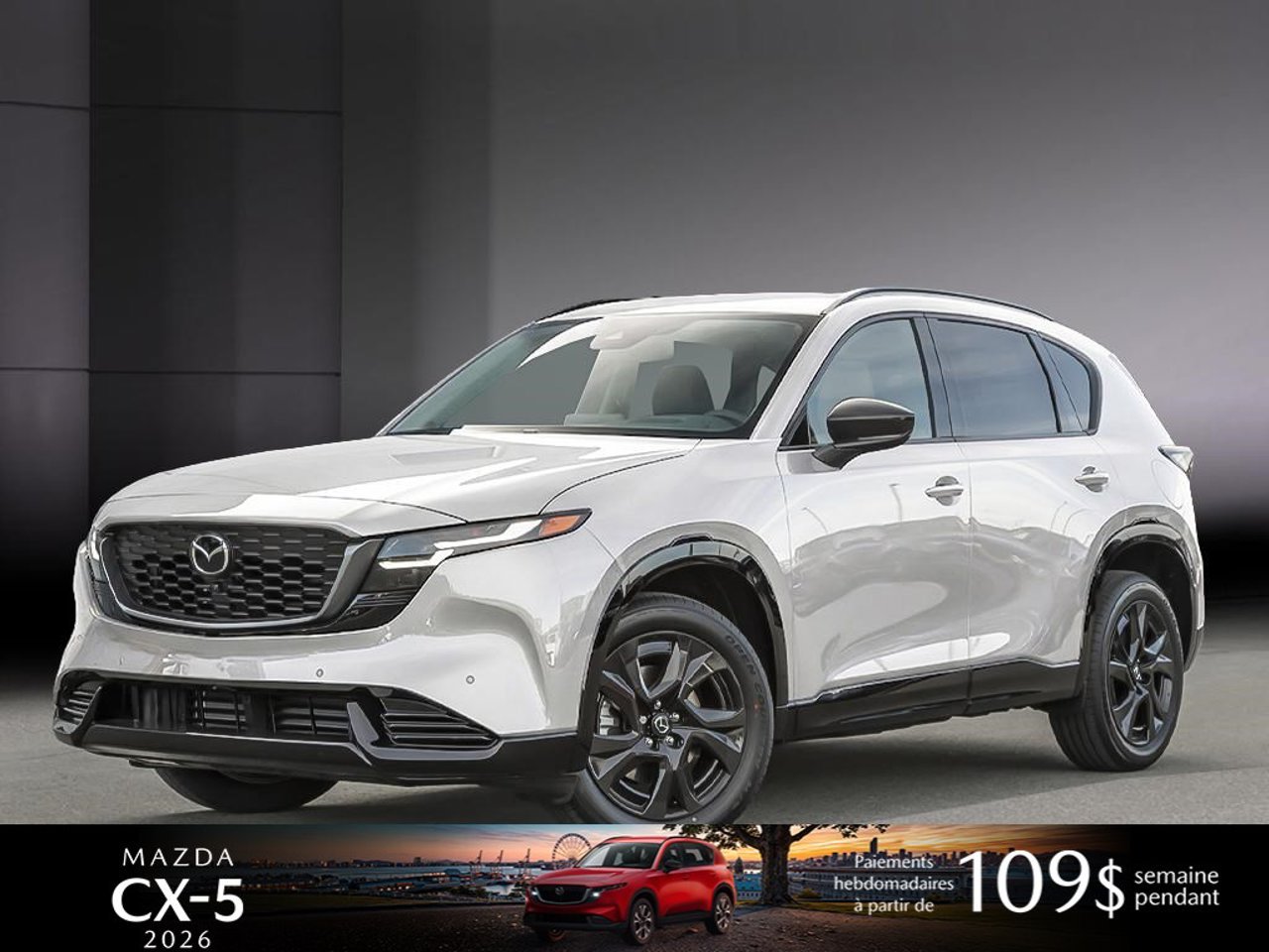 Mazda CX-5 JM3KMCHA2T0178094 2026 Blanc rhodium métallisé Mirabel - photo #0