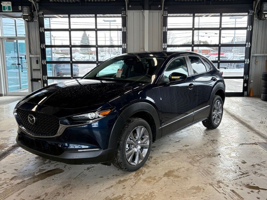 2026 MAZDA CX-30 GS TI Deep Crystal Blue Mica