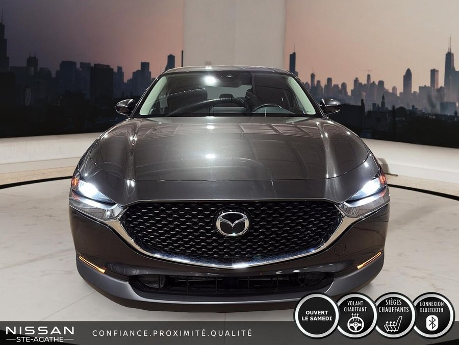 Mazda CX-30 GS TI | SEULEMENT 48 320 KM | VOLANT CHAUFFANT EN CUIR | RÉGULATEUR RADAR | CAMÉRA DE RECUL 2021 Gris