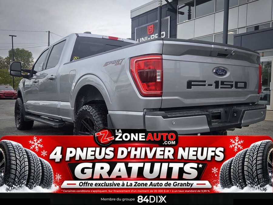 Ford F-150 PowerBoost Hybride XLT SPORT PACKAGE + LIFT KIT 2023 Gris
