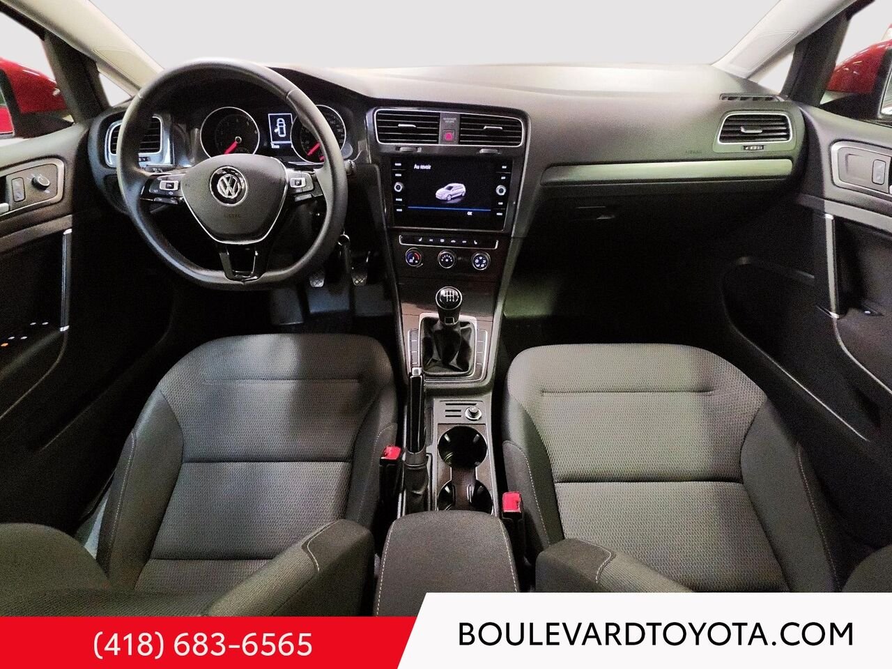 2021 Volkswagen Golf 100057A-59 | COMFORTLINE 5 PORTES AVEC BOÎTE MANUELLE Red Québec - photo #16