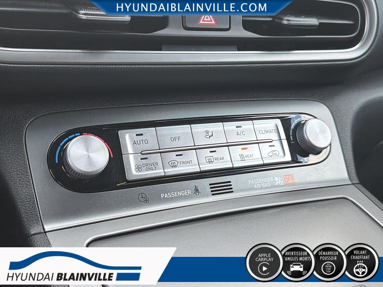 Hyundai Kona électrique 2023 Blanc Blainville - photo #17