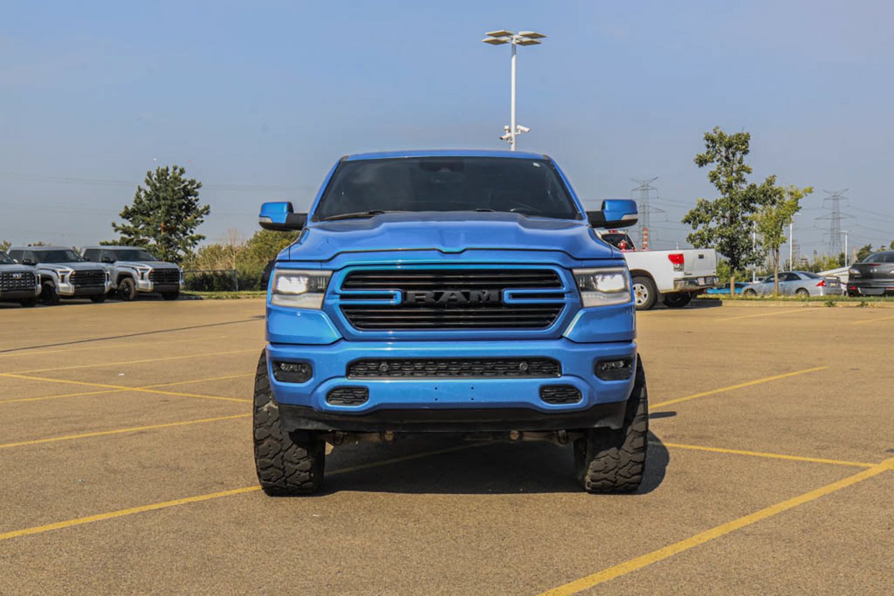 2021 Ram 1500 Sport 4x4 Crew Cab 5'7 Box Blue Sherwood Park - photo #2